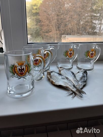 Пивная кружка стекло франция