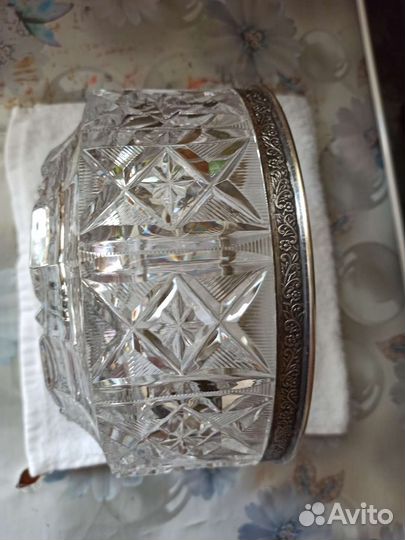 Ваза хрустальная большая СССР