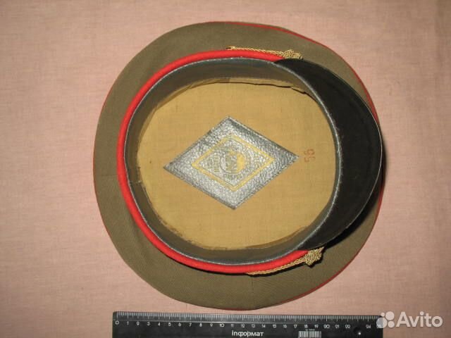 Фуражка мо СССР. Общевойсковая. Красный околыш