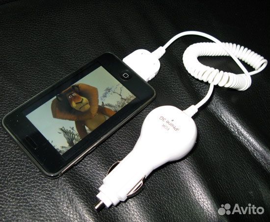 Автомобильное зарядное устройство авто #18404