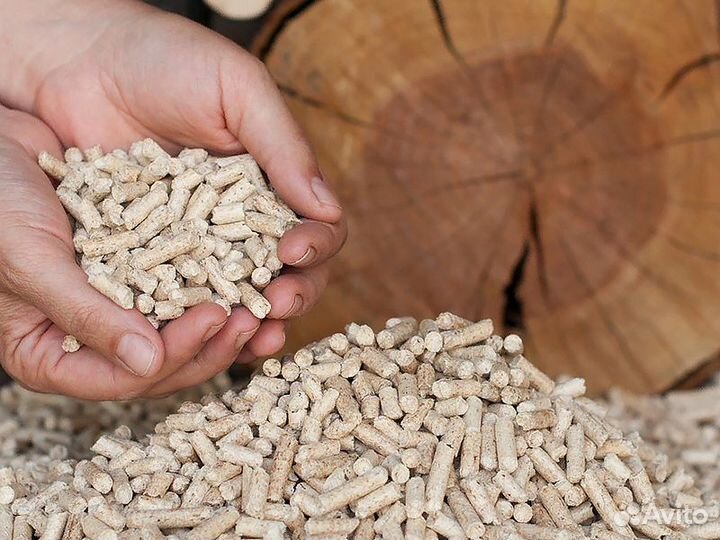 Пеллеты (топливные гранулы) белые 6мм в наличии