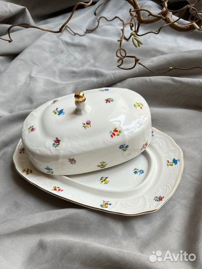Масленка новая фарфор