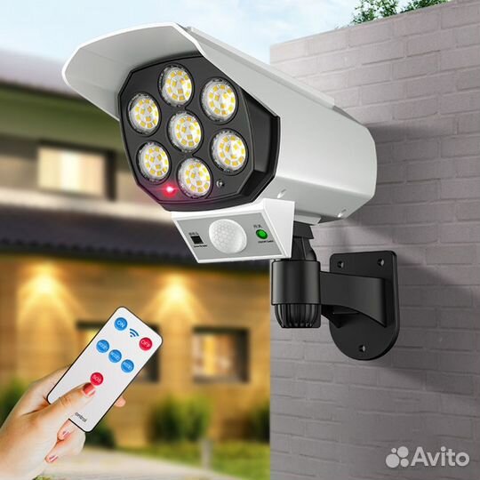 Фонарь с датчиком движения муляж камера