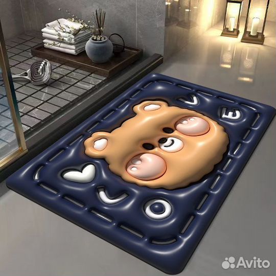 Коврик для ванной 3-D