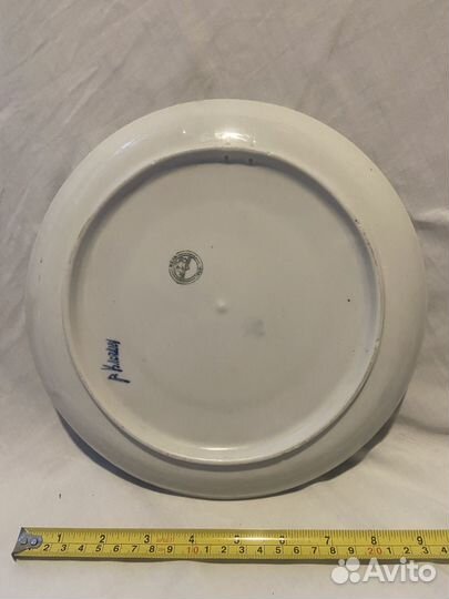 Гжель авторская - блюдо