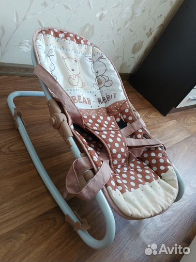 Шезлонг для новорожденных бу