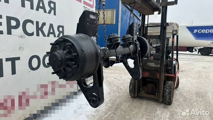 Ось саф на полуприцеп в сборе