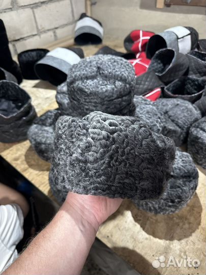 Шапка ушанка каракуль