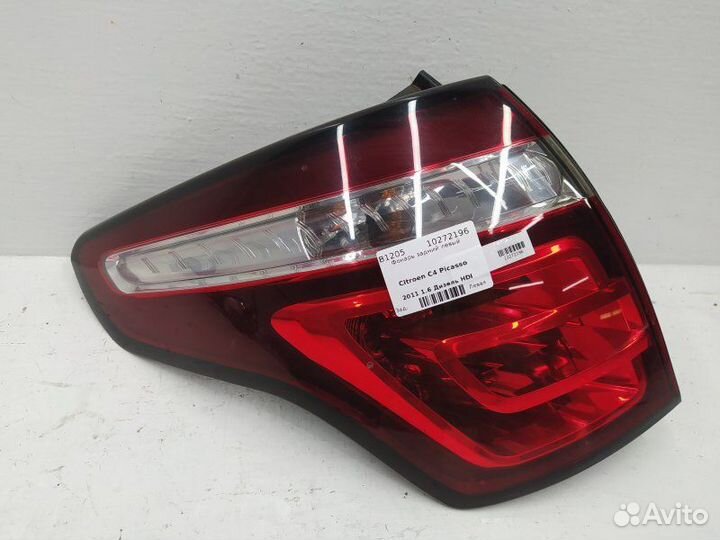 Фонарь задний левый, Citroen C4 Picasso 2011