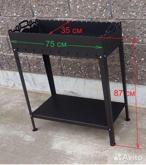 Мангал из стали 4 мм, печь под казан, учаг