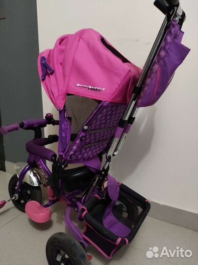 Велосипед коляска с ручкой