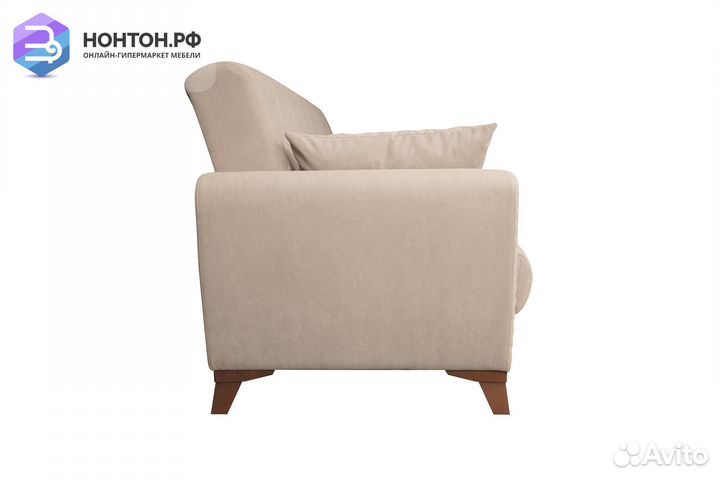 Диван книжка Эдвин 3-х местный бежевый