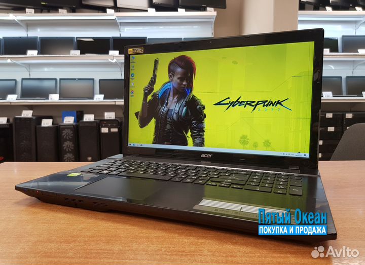 Ноутбук Acer 17, Core i7, 16Gb, GeForce 4Gb