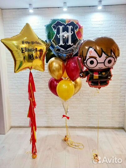 Гарри Поттер, сова, герб шар воздушный