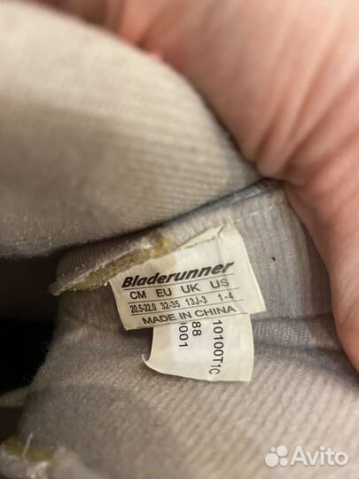 Роликовые коньки bladerunner 32-35р-р