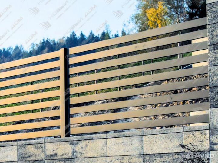 Забор Ранчо горизонтальный