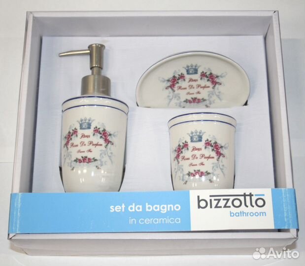 Дозаторы для ванной комнаты, керамика, мыльница