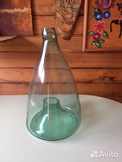 Старинная бутыль Малек для ловли рыбы