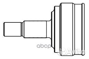 Шрус chevrolet lanos/daewoo espero/nubira 1.5-2