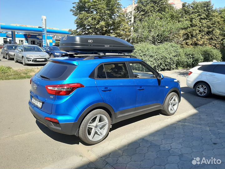 Автобокс на крышу Hyundai Creta, 390 литров