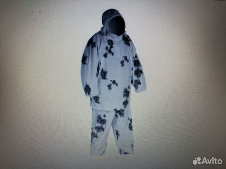 Костюм маскировочный клякса для зимы