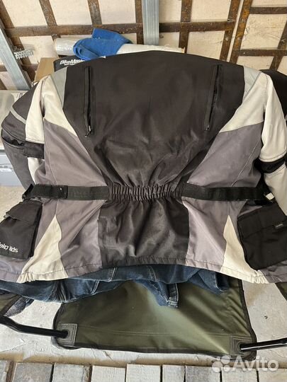 Мото куртка и мотоджинсы 164