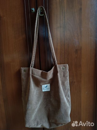 Шопер сумка женский вельветовый