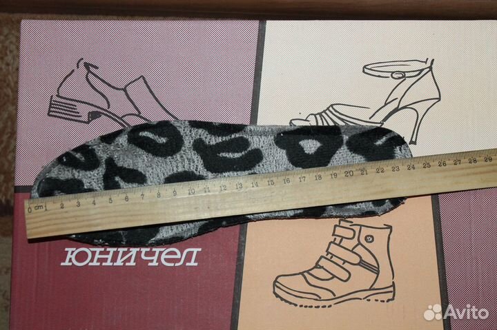 Ботинки для девочки 37 размер, нат. кожа Юничел