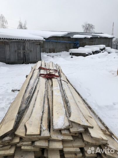 Доска необрезная липа