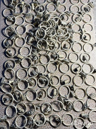 Кольца для штор на тонкий карниз