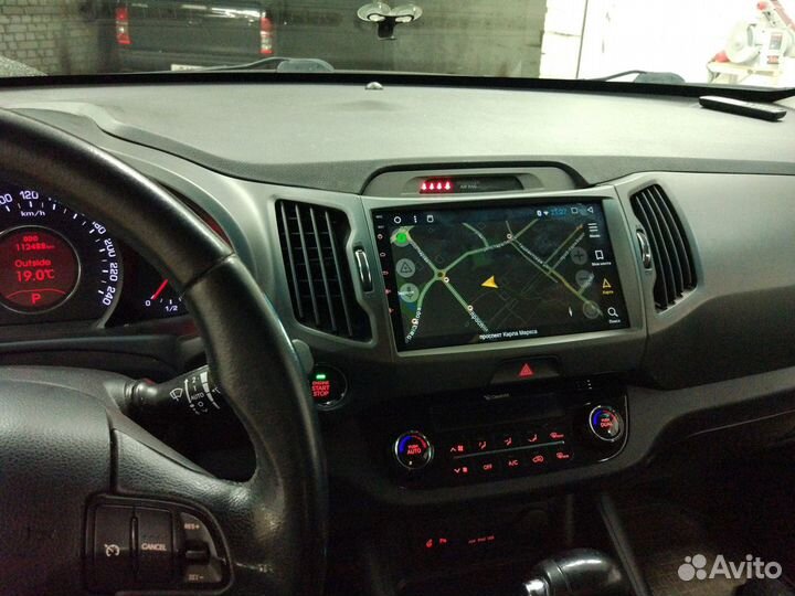 Штатная магнитола для Kia Sportage 3 на Android