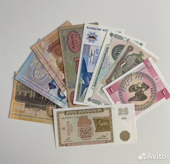Банкноты стран снг