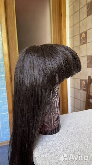 Парик шатенка длинный