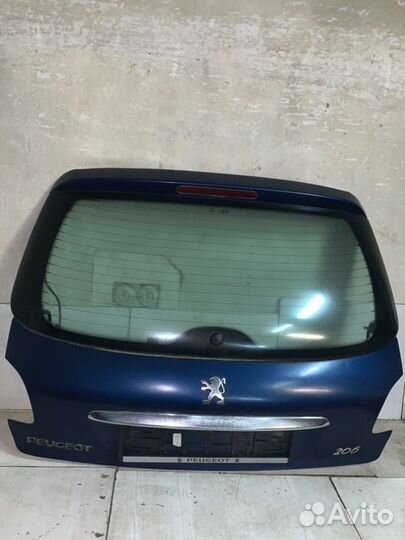 Дверь багажника задняя Peugeot 206 хэтчбек 4дв. 1