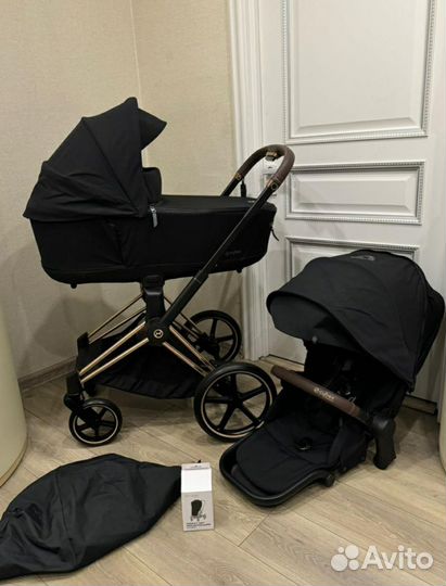 Cybex Priam 4 (2023) 2в1 Black, Rose Cold