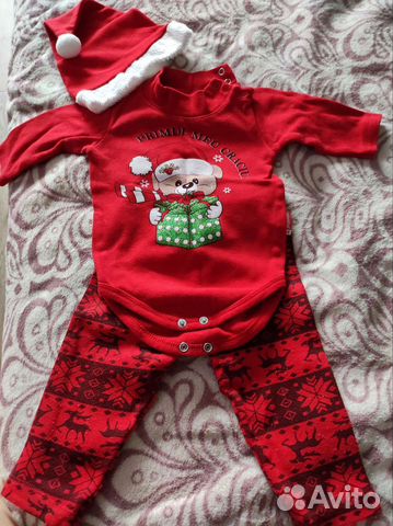Новогодний костюм для мальчика 68