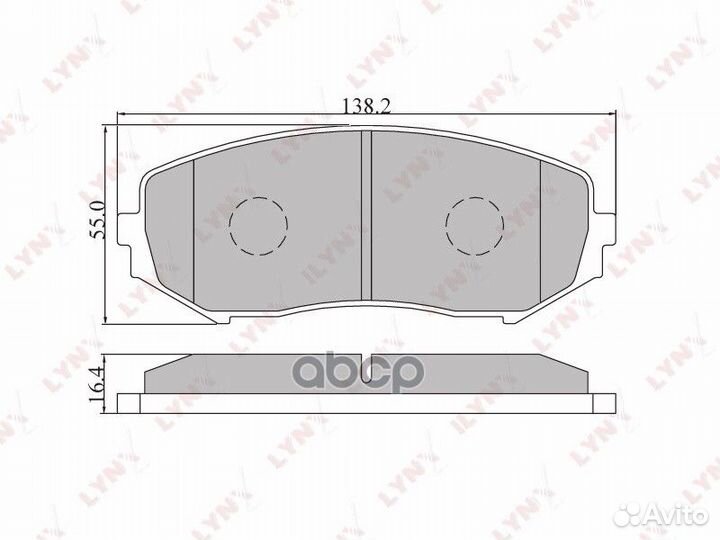 Колодки тормозные suzuki grand vitara 1.9D/1.6