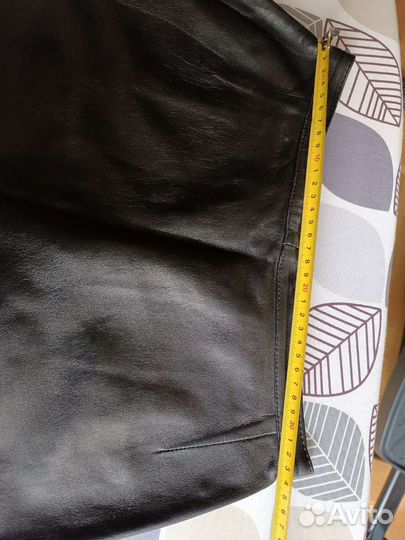 Юбка натуральная кожа 44р
