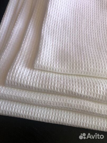 Набор вафельных полотенец для кухни, 4 шт