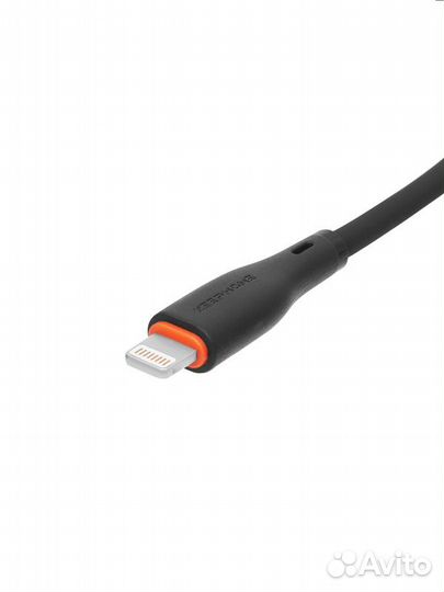 Кабель Type-C-Lightning iPhone 5C 27W 1м Чёрный