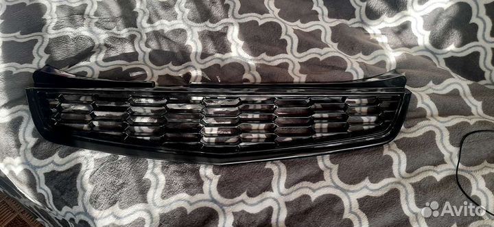 Приора2 решетка радиатора черный лак без знака