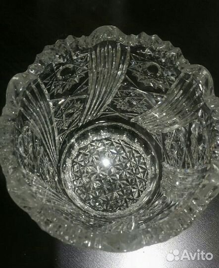 Хрустальные салатницы - цена за 2 шт