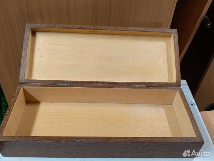 Шкатулка инкрустированная СССР