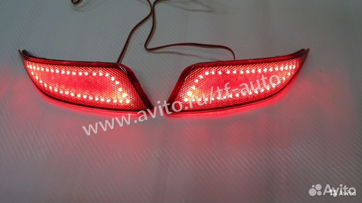 Светодиодные отражатели на Камри 2015-2016