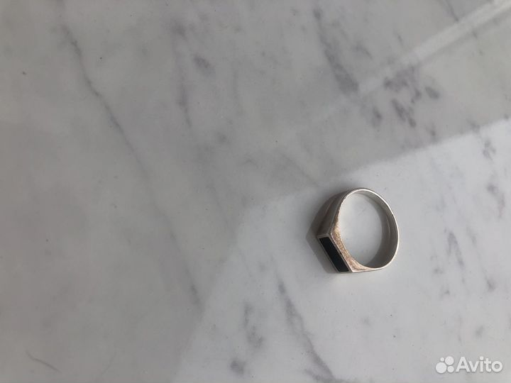 Кольцо серебро