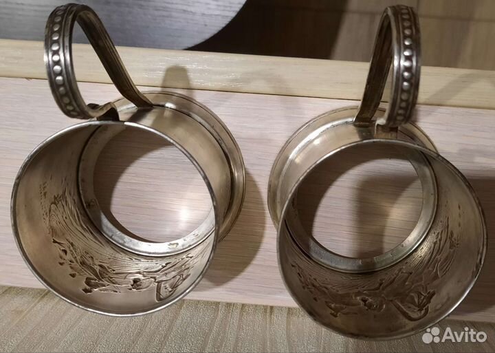 Подстаканники СССР 1949г.тройка зимняя