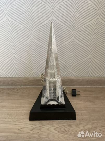 Светильник сувенир, Спасская башня(Москва кремль)