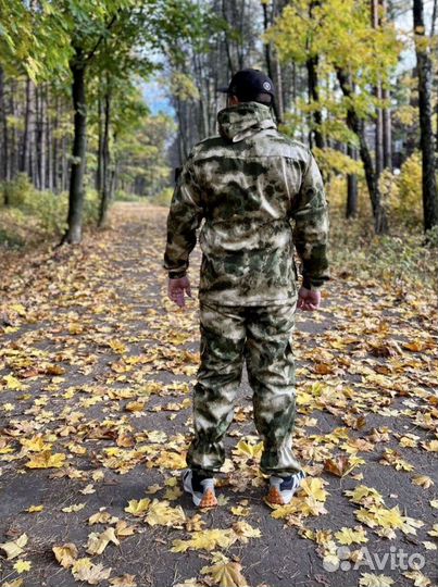 Горка на флисе мох (рип-стоп/флис) размер с 50-52