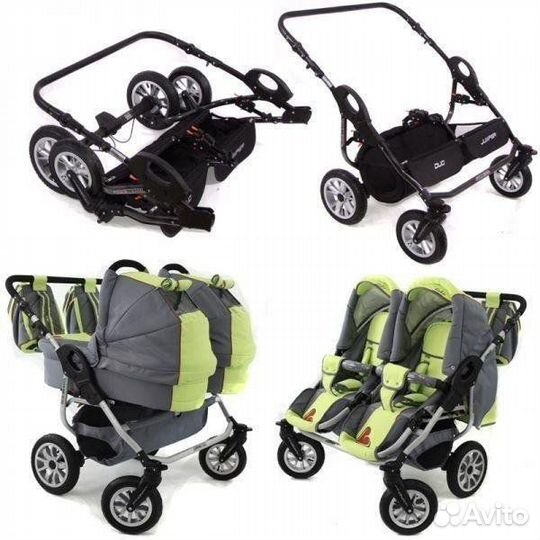 Продам коляску для двойни 2в1
