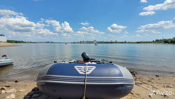 Надувная лодка пвх Флагман 400u нднд